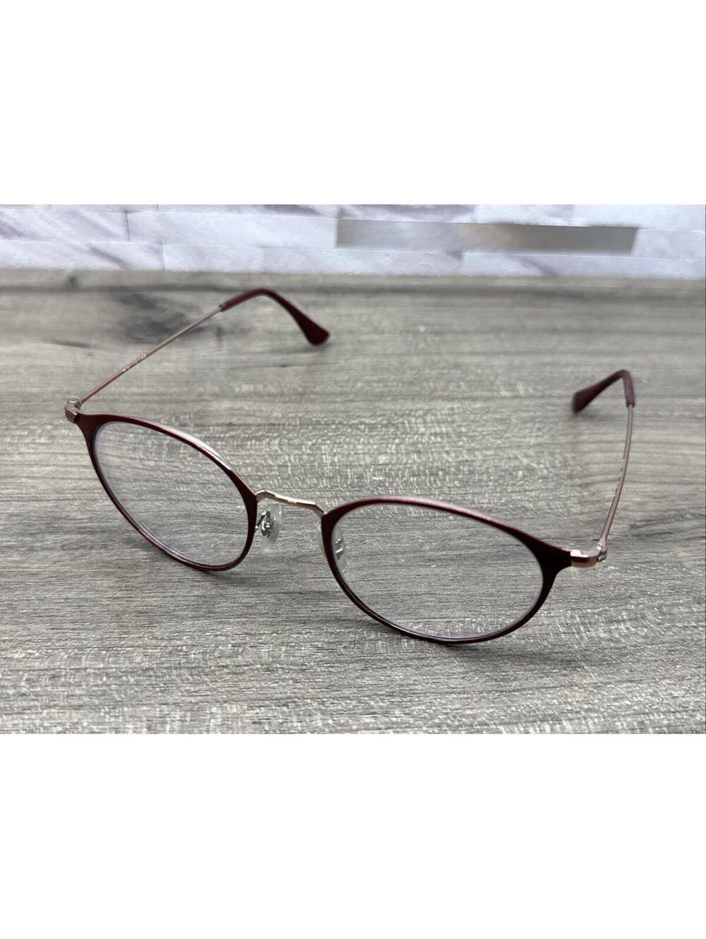 Ray Ban RB 6378 3070 Red Rose Gold Eyeglasses Frames Only 49[]21-145